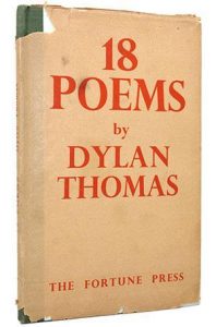 Book cover of 18 Poems by Dylan Thomas