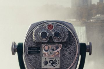 viewfinder at Niagara Falls