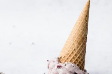 ice cream on white surface