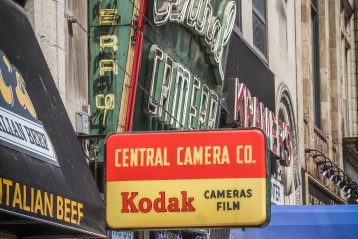 Central store marquee signage