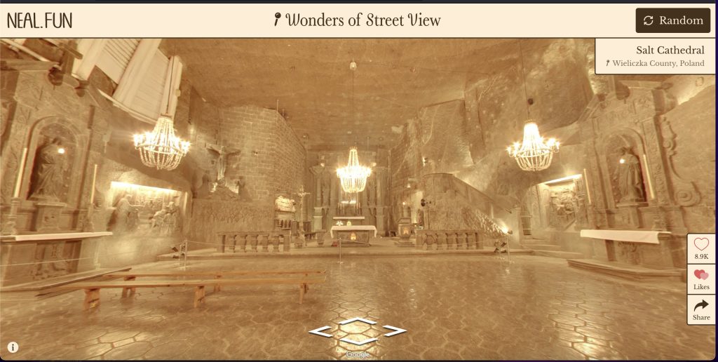 image of salt mine interior