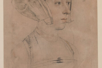 Hans Holbein drawing of a woman