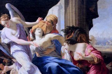 Simon Vouet. 1590-1649. Paris. La mort de Didon. The death of Dido. vers 1642.