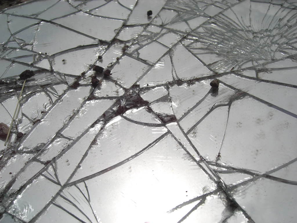 broken mirror