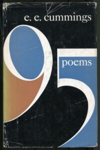 book cover of 95 poems by e.e. cummings