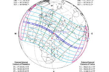 NASA image of solar eclipse