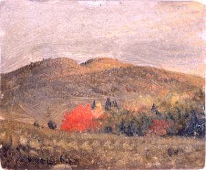 Frederic Church, Autumn Landscape Vermont, courtesy cooper hewitt